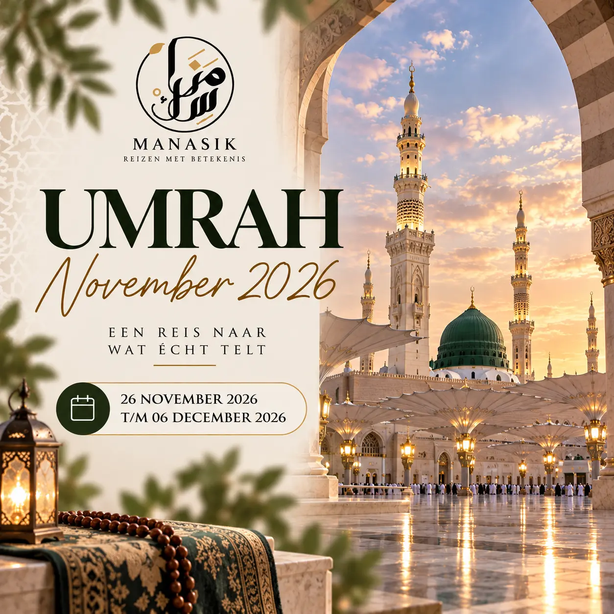 Umrah November 2026 10 dagen